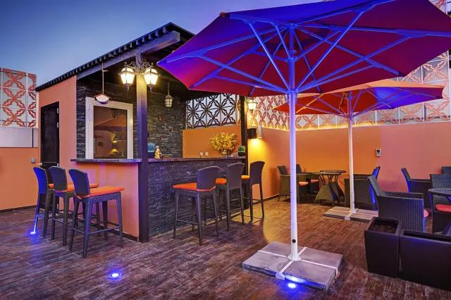  Abidos Hotel Apartment Dubai Land - picture  : Toilet,Restaurant/places to eat,Swimming pool,Internal: Not applicable to any particular room,Property 