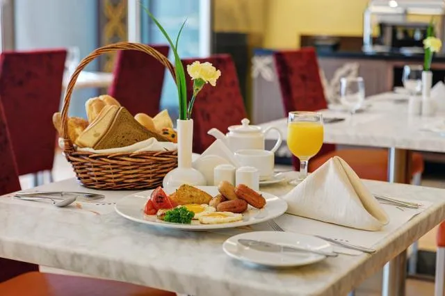  Abidos Hotel Apartment Dubai Land - picture  : Toilet,Food and drinks,Food,Property 