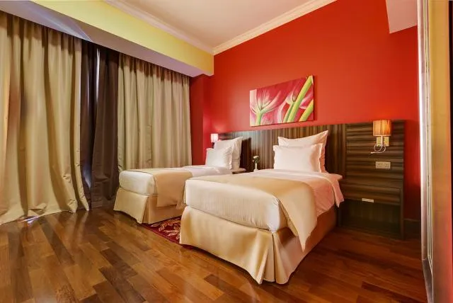  Abidos Hotel Apartment Dubai Land - picture  : Bed,Bed,Room 