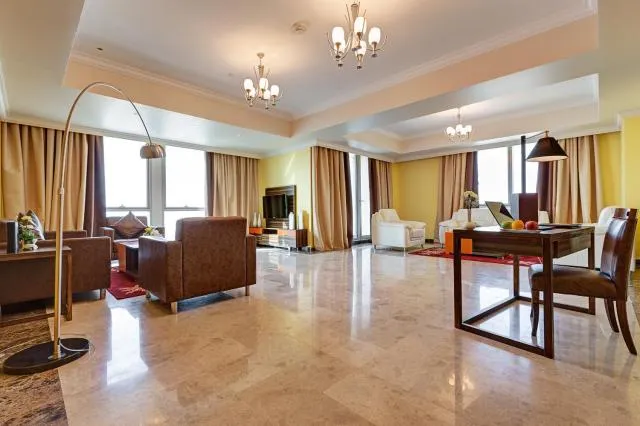  Abidos Hotel Apartment Dubai Land - picture  : Seating area,Living room,Property 