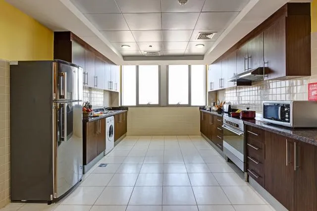  Abidos Hotel Apartment Dubai Land - picture  : Kitchen/kitchenette,Kitchen or kitchenette,Property 