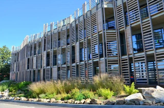  JBX Resort Apartments Lipno - picture  : Facade/entrance,Property building,Property logo or sign,Balcony/Terrace,Street view,Property 