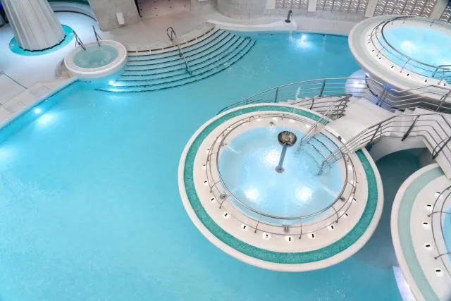  Hotel Panorama - picture  : Nearby landmark,Bathroom,Off site,Swimming pool,Pool view,Day,Night,Activities,Summer,Spa and wellness centre/facilities,Fitness centre/facilities,Autumn,Area and facilities,Swimming pool,Sports,Entertainment,Open Air Bath,Property 