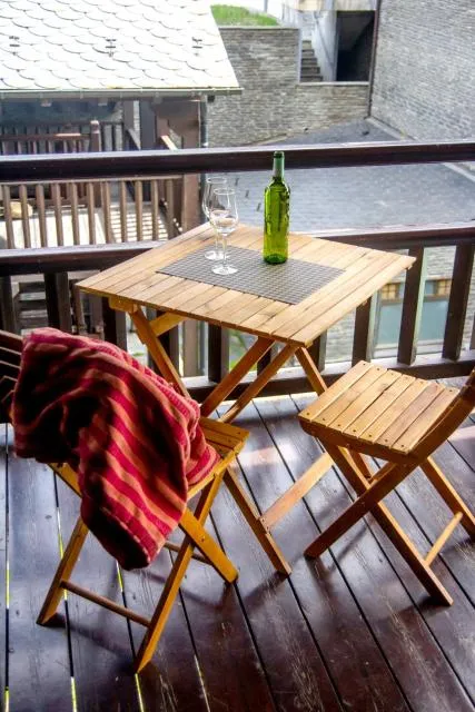  One bedroom appartement at El Tarter 10 m away from the slopes with furnished terrace and wifi - picture  : Balcony/terrace,Balcony/Terrace,Property 