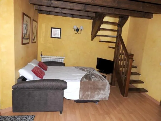  One bedroom appartement at El Tarter 10 m away from the slopes with furnished terrace and wifi - picture  : Bed,Bed,Room 