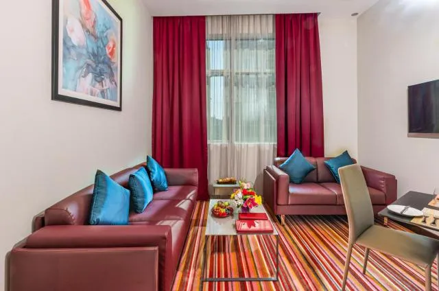  Gravity Hotel Abu Dhabi - picture  : Seating area,Living room,Seating area,Property 