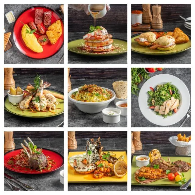  Gravity Hotel Abu Dhabi - picture  : Restaurant/places to eat,BBQ facilities,Food,Lunch and dinner,Meals,Lunch,Dinner,Property 