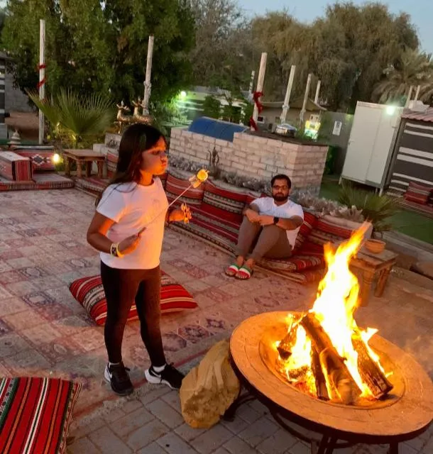  RAK Glamping - picture  : Activities,BBQ facilities,Seating area,Evening entertainment,children,young children,older children,Property 