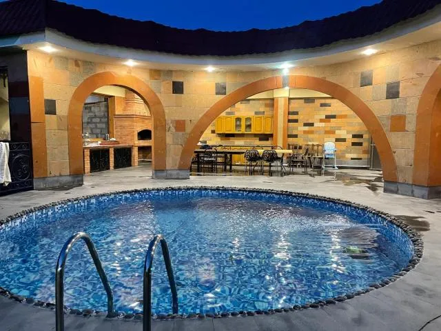  Gorgeous Villa With The Best View Of Ararat Mount - picture  : Property building,Swimming pool 