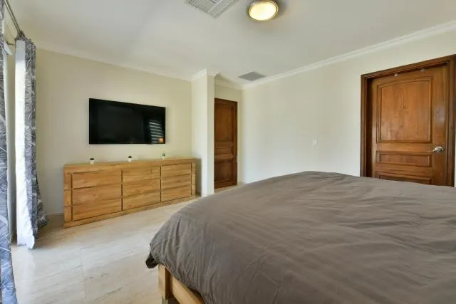  Villa Thalis - picture  : TV/entertainment centre,Bed,Bedroom,Property 