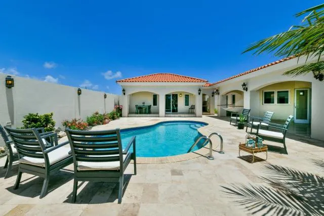  Villa Thalis - picture  : Property building,Swimming pool,Pool view,Swimming pool,Property 