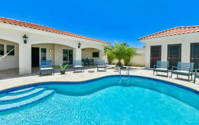  Villa Thalis - picture  : Property building,Property building,Swimming pool,Summer,Swimming pool,Property 