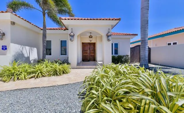  Villa Thalis - picture  : Property building,Facade/entrance,Property building,Garden,Property 