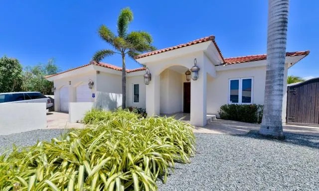  Villa Thalis - picture  : Property building,Facade/entrance,Property building,Summer,Garden,Property 