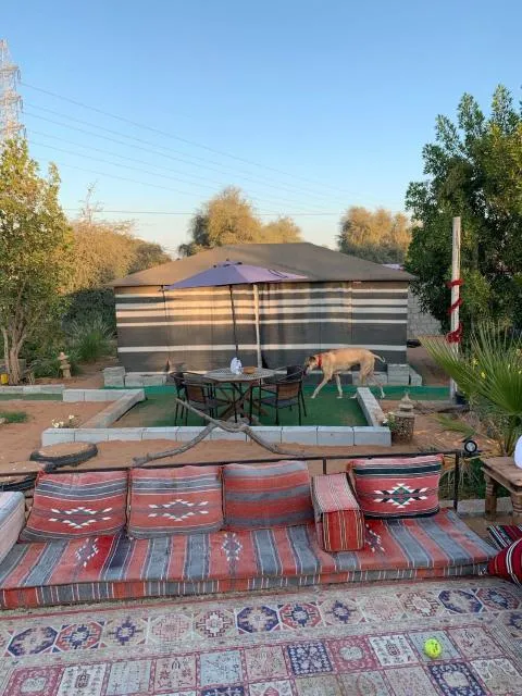  RAK Glamping - picture  : Patio,Seating area,Text overlay,Property 