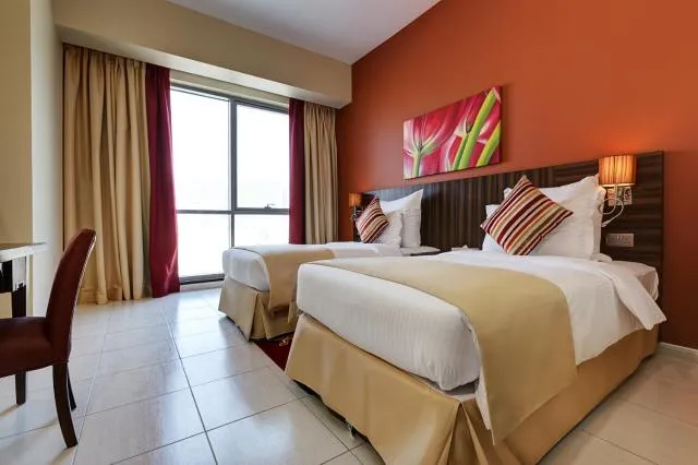  Abidos Hotel Apartment Dubai Land - picture  : Bed,Photo of the whole room,Bedroom,Property,Room 