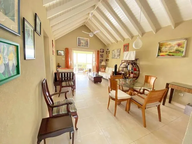  The Gem is located a few minutes walk to the gorgeous Bottom Bay Beach - picture  : Seating area,TV and multimedia,Living room,Seating area,Dining area,Property 