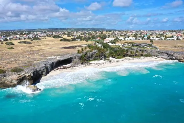  The Gem is located a few minutes walk to the gorgeous Bottom Bay Beach - picture  : Bird's eye view,Aqua park,Natural landscape,Other,Property 