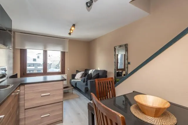  Apartamentos Vaquers 3000 - picture  : Dining area,Kitchen or kitchenette,Living room,Dining area,Property 