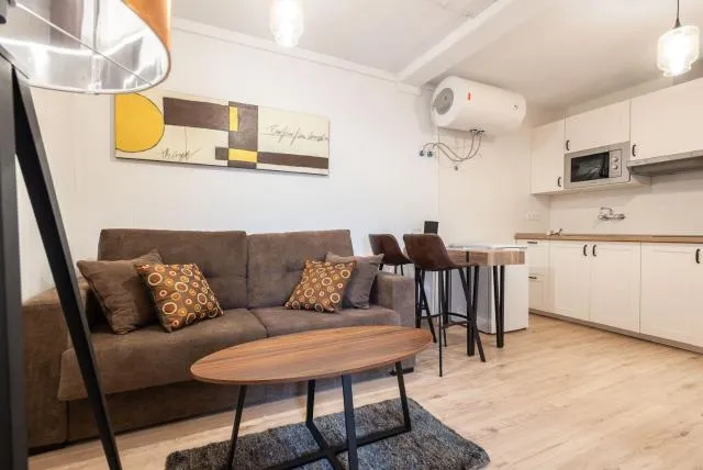  Apartamentos Vaquers 3000 - picture  : Kitchen/kitchenette,Seating area,Kitchen or kitchenette,Living room,Dining area,Property 