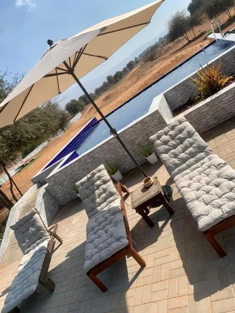  RAK Glamping - picture  : Patio,Activities,Mountain view,Pool view,Swimming pool,sunbed,Property 