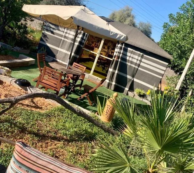  RAK Glamping - picture  : Property building,Patio,Property building,Garden,Seating area,Garden view,Property 