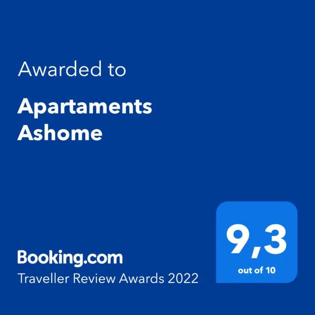 Apartaments Ashome - picture  : Logo/Certificate/Sign/Award 