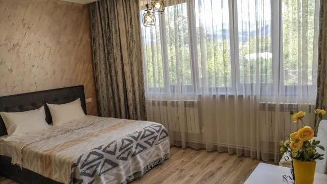  Harmonia Garden Garni - picture  : Bed,Bed,Photo of the whole room,Bedroom,Property,Room 