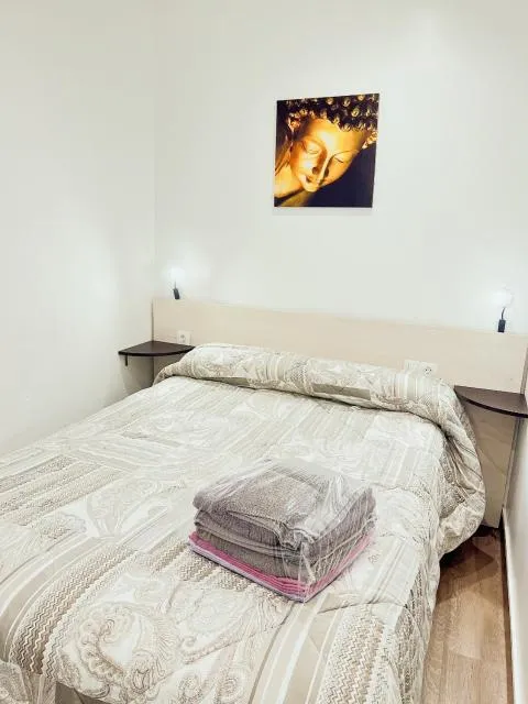  STUDIO LOFT SKI 53 CONFORT - picture  : Bed,Bed,Photo of the whole room,Bedroom,Property,Room 