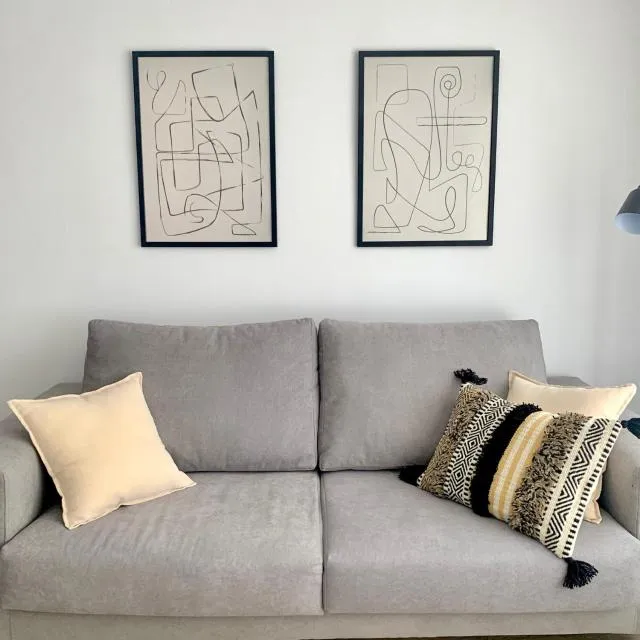  New Apartment La Massana - Telecabina to Bike Park - picture  : Seating area,Bed,Living room,Property 