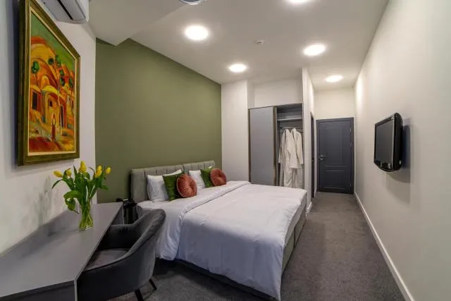  Aurora Hotel By Benefice - picture  : Bed,Bedroom,Property,Room 