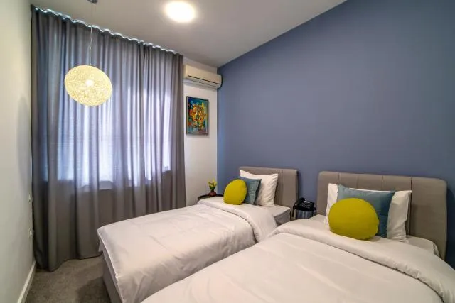  Aurora Hotel By Benefice - picture  : Bed,Bed,Bedroom,Property,Room 