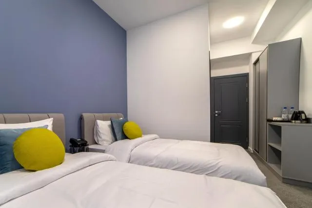  Aurora Hotel By Benefice - picture  : Bed,Bed,Bedroom,Property,Room 