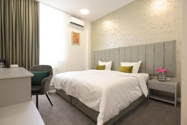  Aurora Hotel By Benefice - picture  : Bed,Bed,Photo of the whole room,Bedroom,Property,Room 