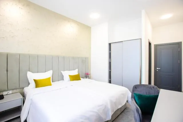  Aurora Hotel By Benefice - picture  : Bed,Bed,Photo of the whole room,Bedroom,Property,Room 