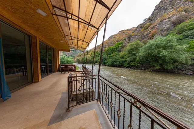  Hovasapyan's Family Guest House - picture  : Property building,Balcony/terrace,Day,Natural landscape,View (from property/room),Balcony/Terrace,River view,Internal: Not applicable to any particular room,Property 