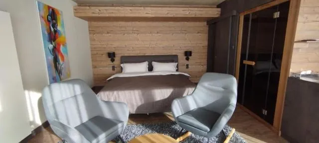  JBX Resort Apartments Lipno - picture  : Bed,Living room,Property 