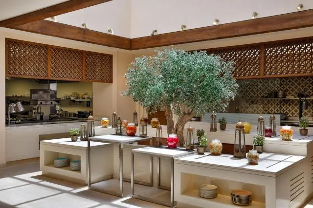  Al Wathba, a Luxury Collection Desert Resort & Spa, Abu Dhabi - picture  : Toilet,Kitchen/kitchenette,Restaurant/places to eat,Property 