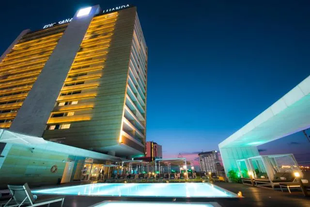  EPIC SANA Luanda Hotel - picture  : Restaurant/places to eat,Property building,Swimming pool,Swimming pool,Property 