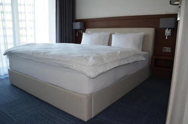  JBX Resort Apartments Lipno - picture  : Bed,Bed,Photo of the whole room,Bedroom,Property,Room 