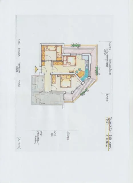  Appartement Zottl - photo  : Plan d'étage 