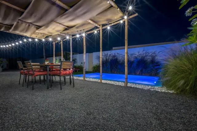  My Way - picture  : Swimming pool,Night,Seating area,Swimming pool,Property 