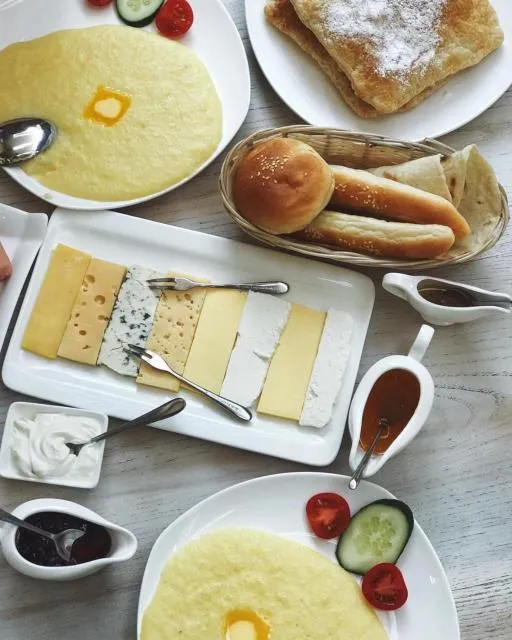  Boutique ETHNO HOTEL - picture  : Food,Breakfast,Food and drinks,Food,Breakfast,Continental breakfast,Property 