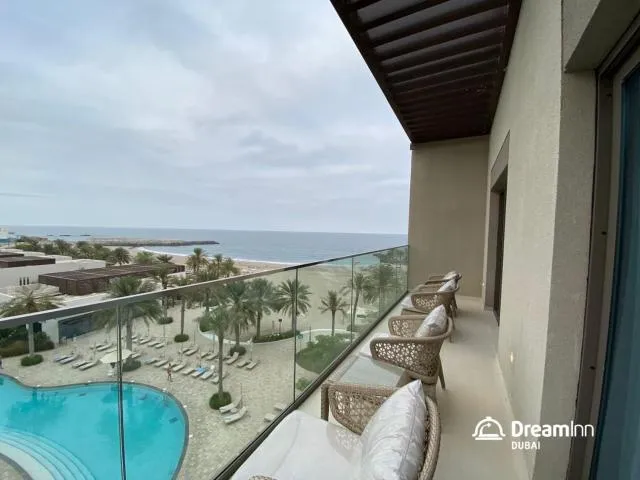  Dream Inn Apartments - Address Beach Residence Fujairah - picture  : Pool view,Balcony/Terrace,Pool view,Property 