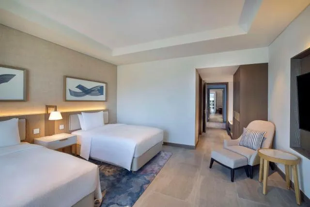  Hilton Abu Dhabi Yas Island - photo  : Lit,Chambre 