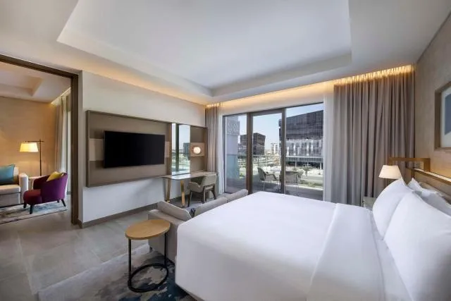  Hilton Abu Dhabi Yas Island - photo  : Télévision et multimédia,Chambre à coucher,Propriété 