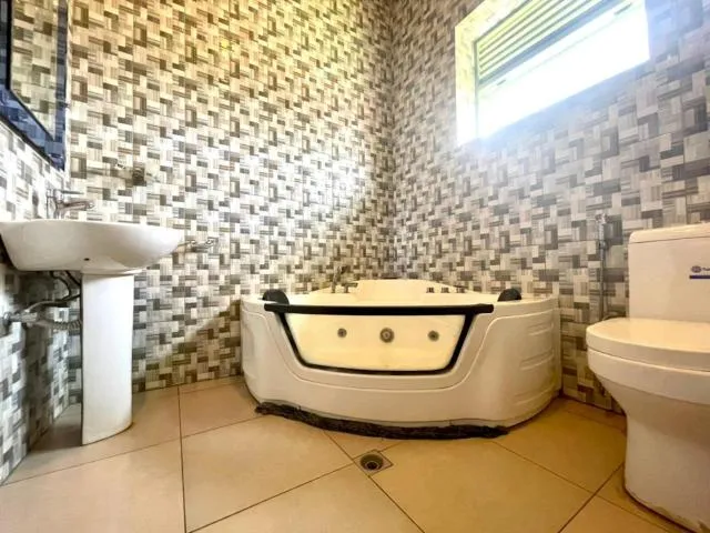  Room in House - Cosy Private room with hottub virunga my Place - photo  : Salle de bain 