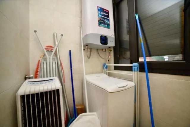  Encantador Atico cerca de Caldea HUT 6793 - picture  : Bathroom,washing machine,Property 