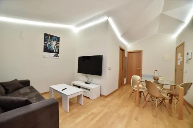  Encantador Atico cerca de Caldea HUT 6793 - picture  : Seating area,TV/entertainment centre,TV and multimedia,Dining area,Property 