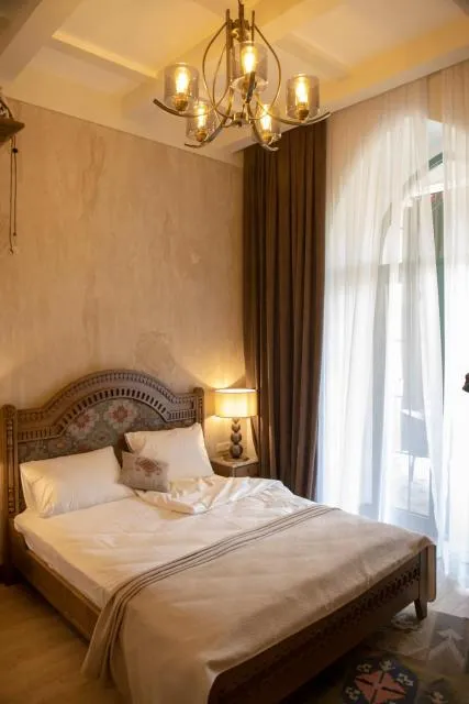  Boutique ETHNO HOTEL - picture  : Bed,Bed,Photo of the whole room,Bedroom,Property,Room 